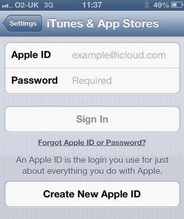  '  iPhone Apple ID:  ,   