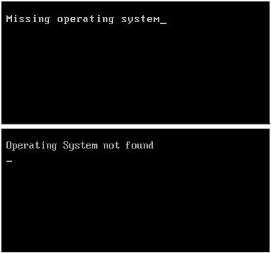  Missing operating system:  ?