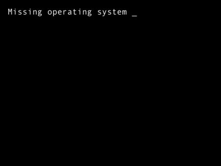 Missing operating system:    ?