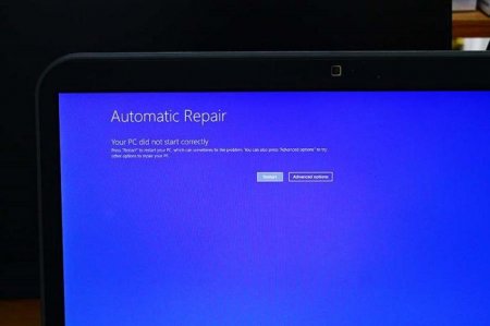 Повідомлення при завантаженні Preparing automatic repair (Windows 10): що робити?