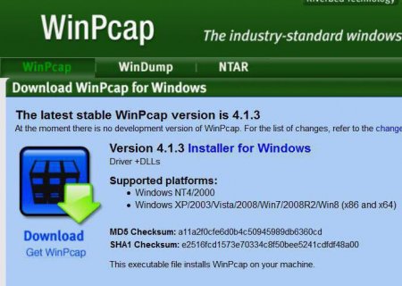 WinPcap     ?