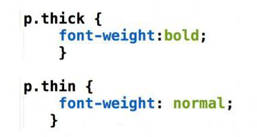  CSS font-weight:    