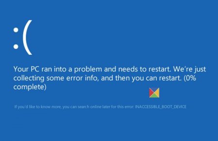 Inaccessible Boot Device   Windows 10:  ? 