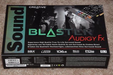   Creative Sound Blaster Audigy Fx.  