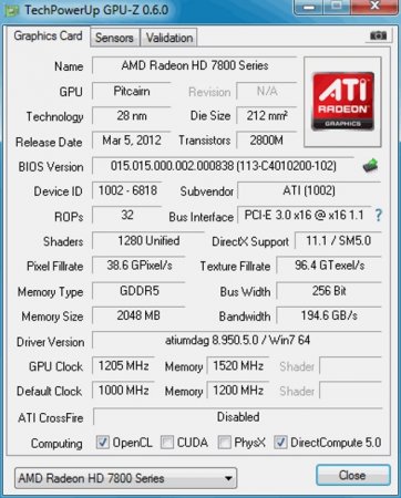      AMD Radeon HD 6320 Graphics.   